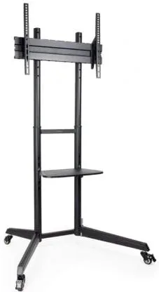 Soporte de Suelo Inclinable con Ruedas TooQ FS1170M-B para TV de 37-70"/ hasta 50kg