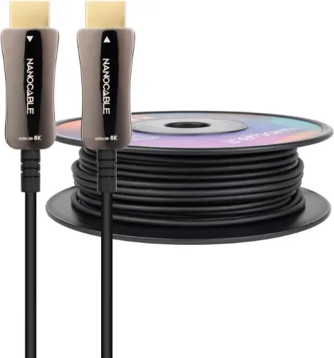 Cable HDMI V2.1 Aoc 8K A/M-A/M 40M Nanocable