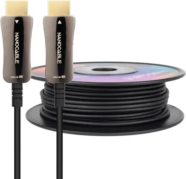 Nanocable Cable HDMI v2.1 AOC 8K@60HZ 100 m