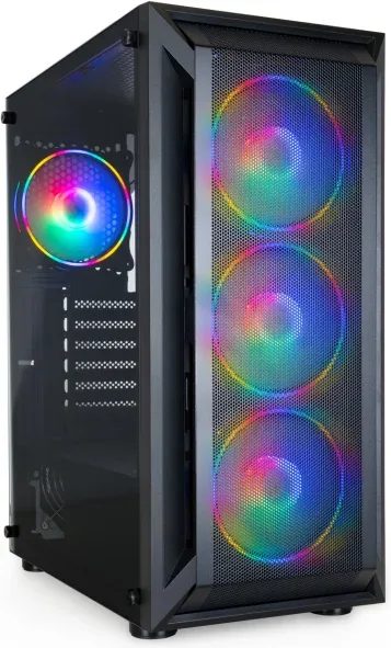Caja Semitorre Gaming Tqgcc101-B "Ragnärok" Negra