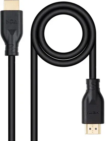 Cable HDMI 2.0 4K CCS Nanocable 10.15.3910/ HDMI Macho - HDMI Macho/ 10m/ Negro