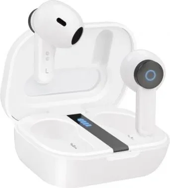 Auriculares Bluetooth TooQ Bender TQBWH-0031W con estuche de carga/ Autonomía 4h/ Blancos