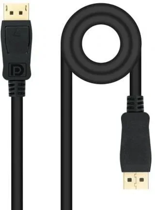 Cable DisplayPort Nanocable 10.15.2601-L150/ DisplayPort Macho - DisplayPort Macho/ 1.5m/ Negro