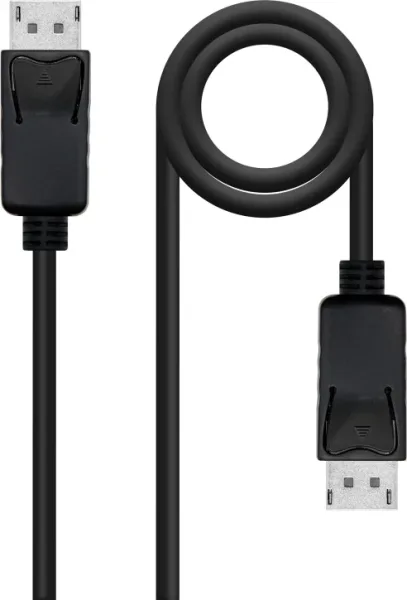 Cable DisplayPort Nanocable 10.15.2701-L150/ DisplayPort Macho - DisplayPort Macho/ 1.5m/ Negro