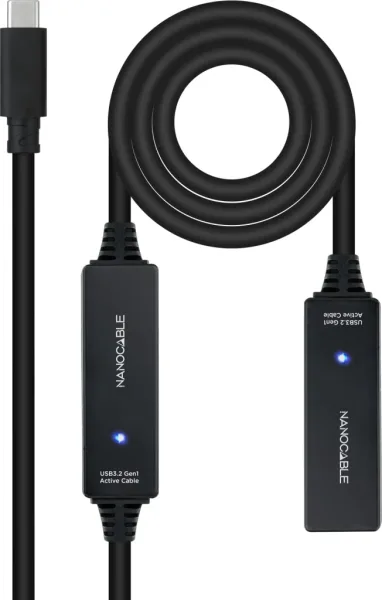 Nanocable Cable USB 3.2 amplif. C/M-C/H 10 m