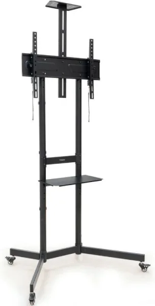 (P) Tooq Soporte Suelo Ruedas "Nefertiti", 37-70", Negro