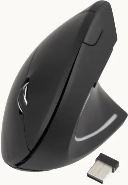Raton Optico Inalambrico Ergonomico Vertical Tqmw-1104-B Tooq