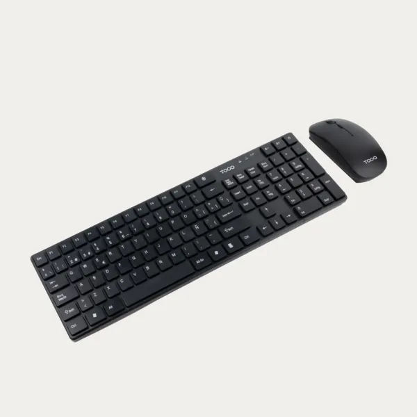Combo Teclado+Raton Slim Tooq Tqkmw-3102-B Rf Negro
