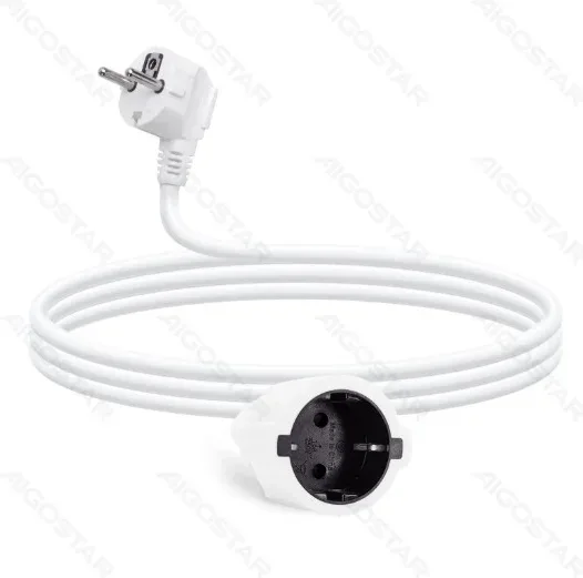 Cable Alargador Aleman 3G 3 M Blanco Aigostar