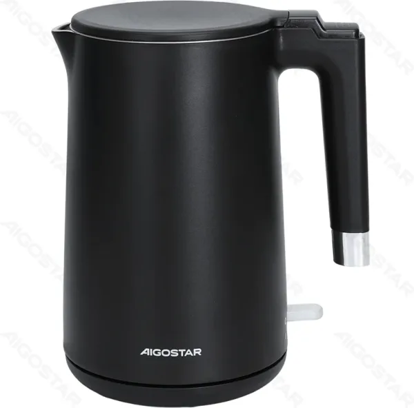 Hervidor Electrico 2200W 1.5L Negro Aigostar
