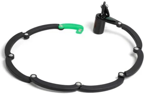 Candado Alum-Plegable Oval + Lámpara Cola LED