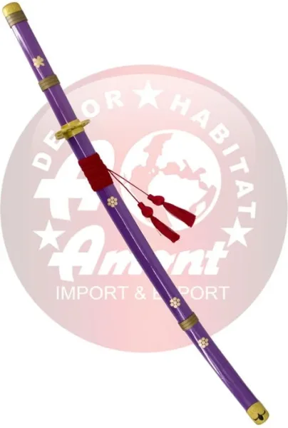 Katana de acero decorativa amont one piece enma de roronoa zoro 103cm
