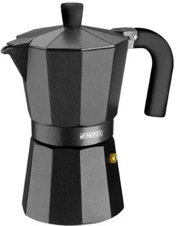 Cafetera Italiana Monix Noir M640003/ 3 Tazas/ Negra