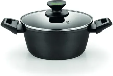 Cacerola Alta Monix Green M480320/ Ø20cm/ Aluminio forjado/ Apta para Inducción