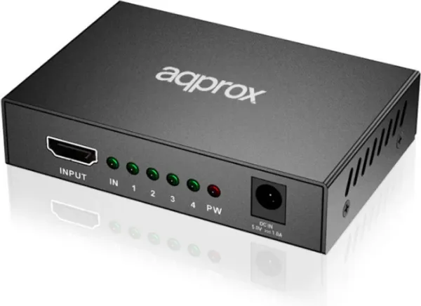 Approx Divisor 4K HDMI 4 puertos