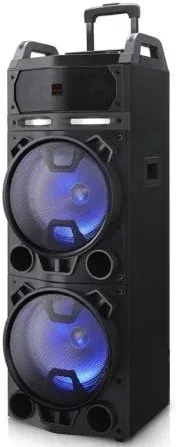 Altavoz Portable con Bluetooth Aiwa KBTUS-900/ 800W/ Incluye 2 Micrófonos
