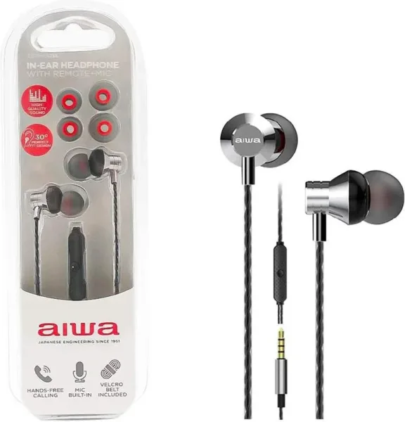 Auriculares aiwa estm - 50 plata