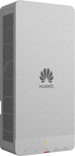 Huawei Wall-Plate (Indoor) WiFi: Wifi7 802.11Be Frequency Bands: 2.4 GHz (2X2 Mimo), 5 GHz (2X2 Mimo) Interface:uplink: 1 X 100M/1000M/2.5Ge Electrical Port, Downlink: 5 X 10M/100M/Ge Electrical Ports Ssid(Per Radio): 10 Capacity:3.57 Gbps
