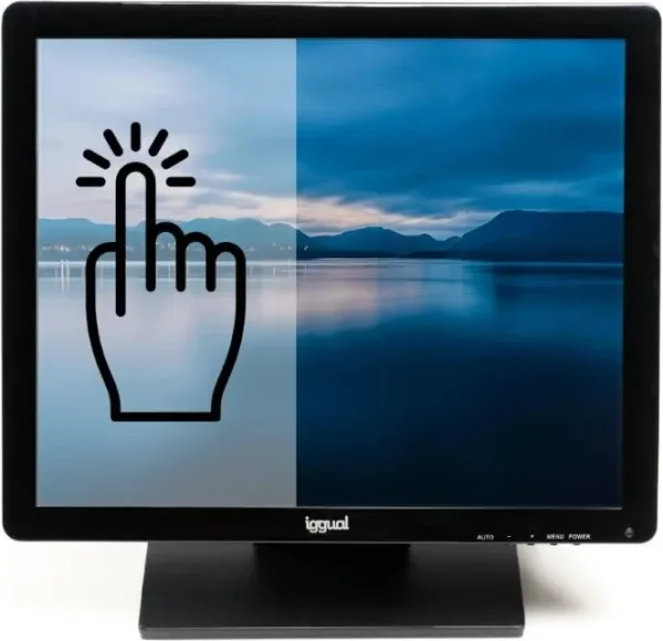 iggual Monitor táctil resistivo 19" USB VGA HDMI