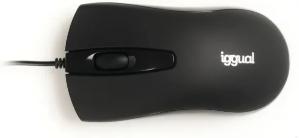iggual Ratón óptico COM-BUSINESS-1200DPI negro