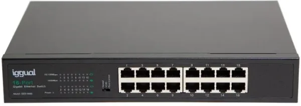 iggual Switch Gigabit 16 puertos 1000Mbps GES16000