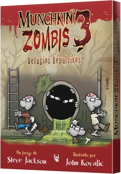 Juego de mesa munchkin zombis 3: refugios repulsivos pegi 10