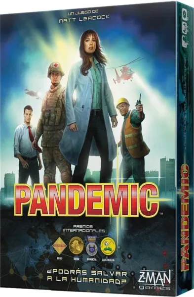 Juego de mesa asmodee pandemic pegi 8