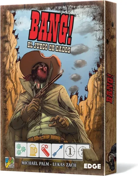 Juego de mesa asmodee bang el juego de dados pegi 8