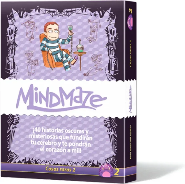 Juego de mesa mind maze: cosas raras 2 pegi 14