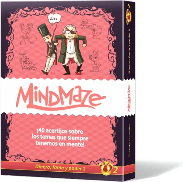 Juego de mesa mind maze: dinero fama y poder 2 pegi 14