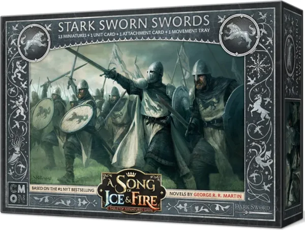 Juego de mesa asmodee cancion de hielo y fuego: espadas juramentadas stark pegi 14