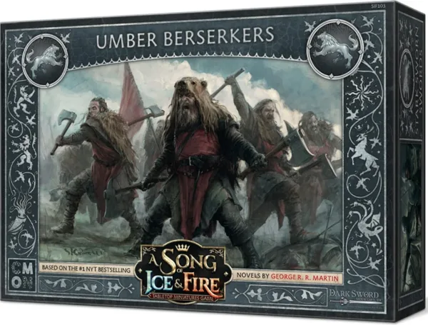 Juego de mesa asmodee cancion de hielo y fuego: berserkers umber pegi 14