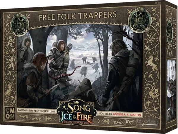 Juego de mesa asmodee cancion de hielo y fuego: trampero del pueblo libre