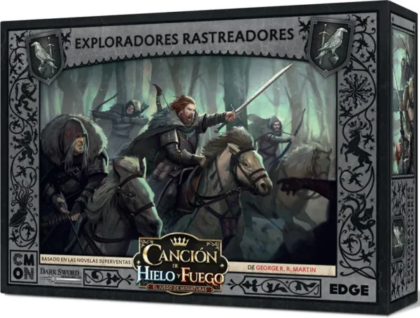 Juego de mesa asmodee cancion de hielo y fuego: exploradores rastreadores pegi 14