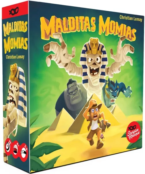 Juego de mesa malditas momias pegi 8