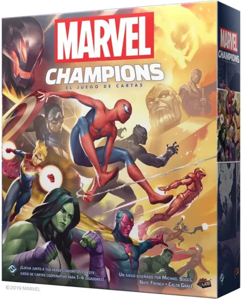 Juego de mesa asmodee marvel champions: el juego de cartas pegi 14