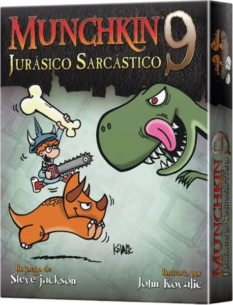 Juego de mesa munchkin 9: jurásico sarcástico pegi 10