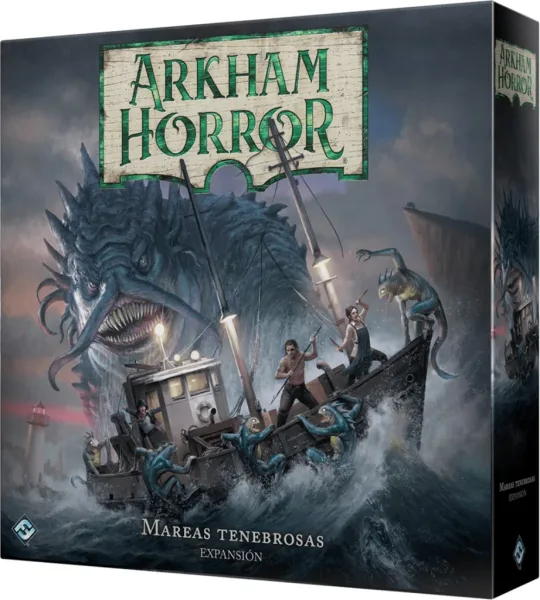 Juego de mesa arkham horror: mareas tenebrosas pegi 14