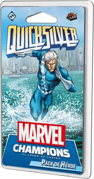 Juego de mesa marvel champions: quicksilver 60 cartas pegi 14