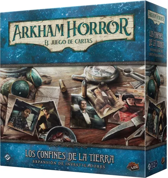 Juego de mesa arkham horror los confines de la tierra expansion investigadores pegi 14