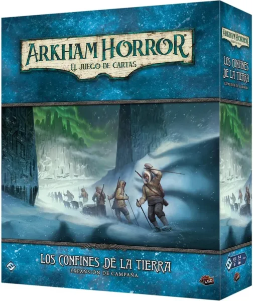 Juego de cartas arkham horror lcg: confines de la tierra exp. campaña pegi 14