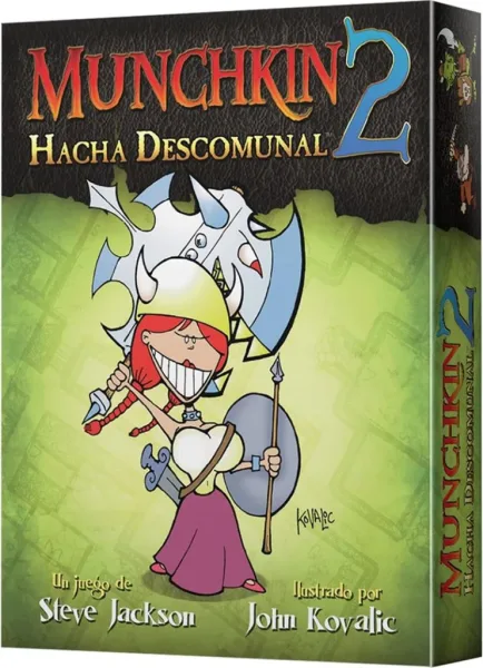 Juego de mesa munchkin 2: hacha descomunal pegi 10