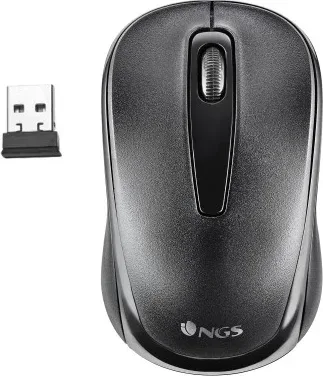 NGS EASY GAMMA ratón Oficina Ambidextro RF inalámbrico Óptico 1200 DPI