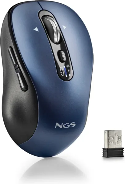 Raton Optico Wireless Infinity Rb Azul Ngs
