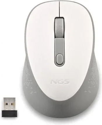 NGS RATON INALAMBRICO 800/1600DPI Blanco