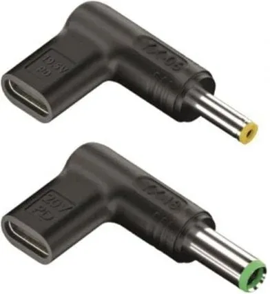 Pack 2 Clavijas para Portátil Toshiba NGS BUD-T/ DC - USB Tipo-C