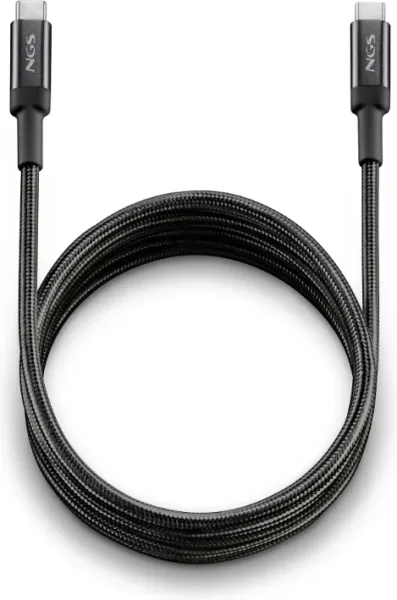 Cable USB-C a USB-C 3 M Knot 65W-3 Negro Ngs