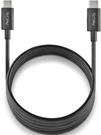 Cable USB-C a USB-C Zyro 60W 1 M Negro Ngs
