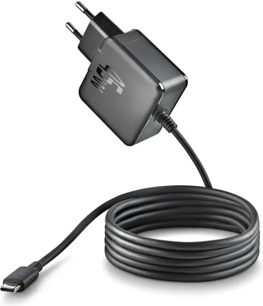 CARGADOR PARED GaN USB-C 65W NEGRO NGS