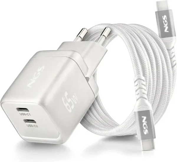NGS Carg Nano GAN 65W PD3.0 TIPO C UltraRáp.White